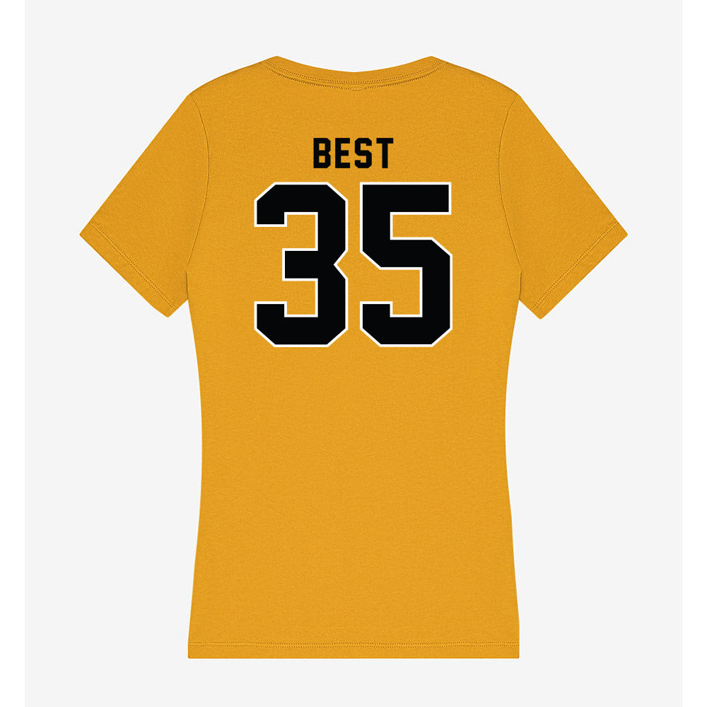 App State - NCAA Baseball : Liam Best - Women's V-Neck T-Shirt-1