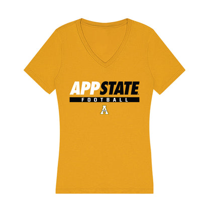 App State - NCAA Football : Jackson Briley - Women's V-Neck T-Shirt-0