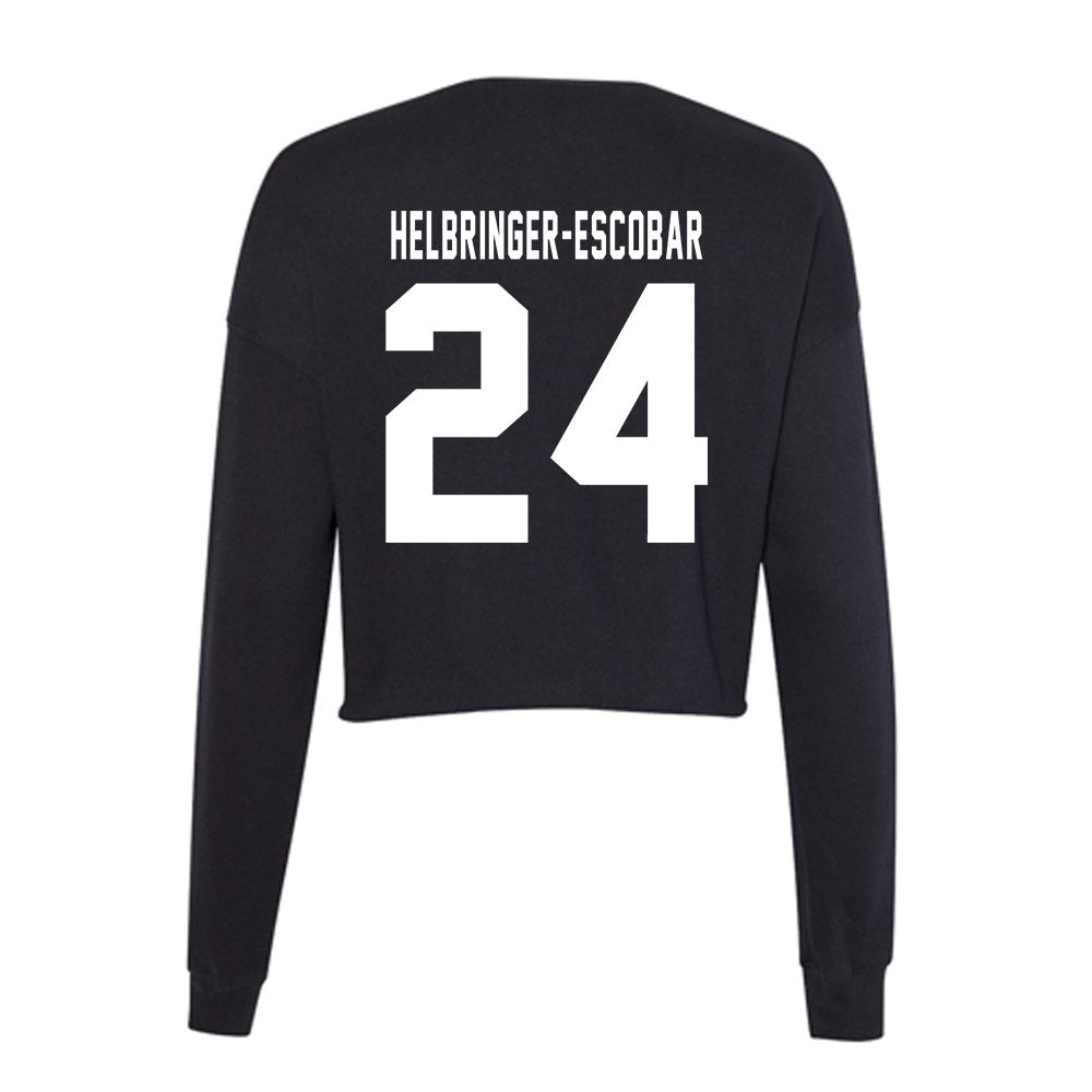 UW Green Bay - NCAA Women's Soccer : Aixa Helbringer-Escobar - Women's Cropped Crew Fleece-1