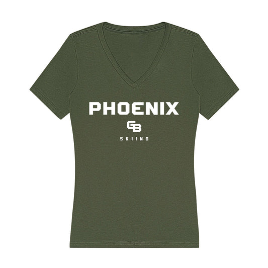 UW Green Bay - NCAA Skiing : Fisk Johansson - Women's V-Neck T-Shirt-0