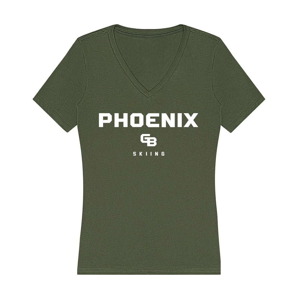 UW Green Bay - NCAA Skiing : Cole Mirek - Women's V-Neck T-Shirt-0