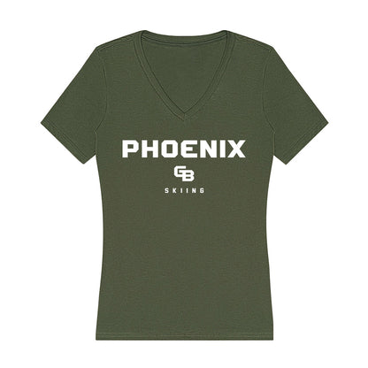 UW Green Bay - NCAA Skiing : Cole Mirek - Women's V-Neck T-Shirt-0