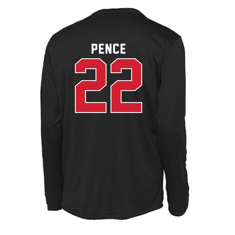 Illinois State - NCAA Men's Basketball : Ty Pence - Activewear Long Sleeve T-Shirt