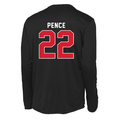 Illinois State - NCAA Men's Basketball : Ty Pence - Activewear Long Sleeve T-Shirt