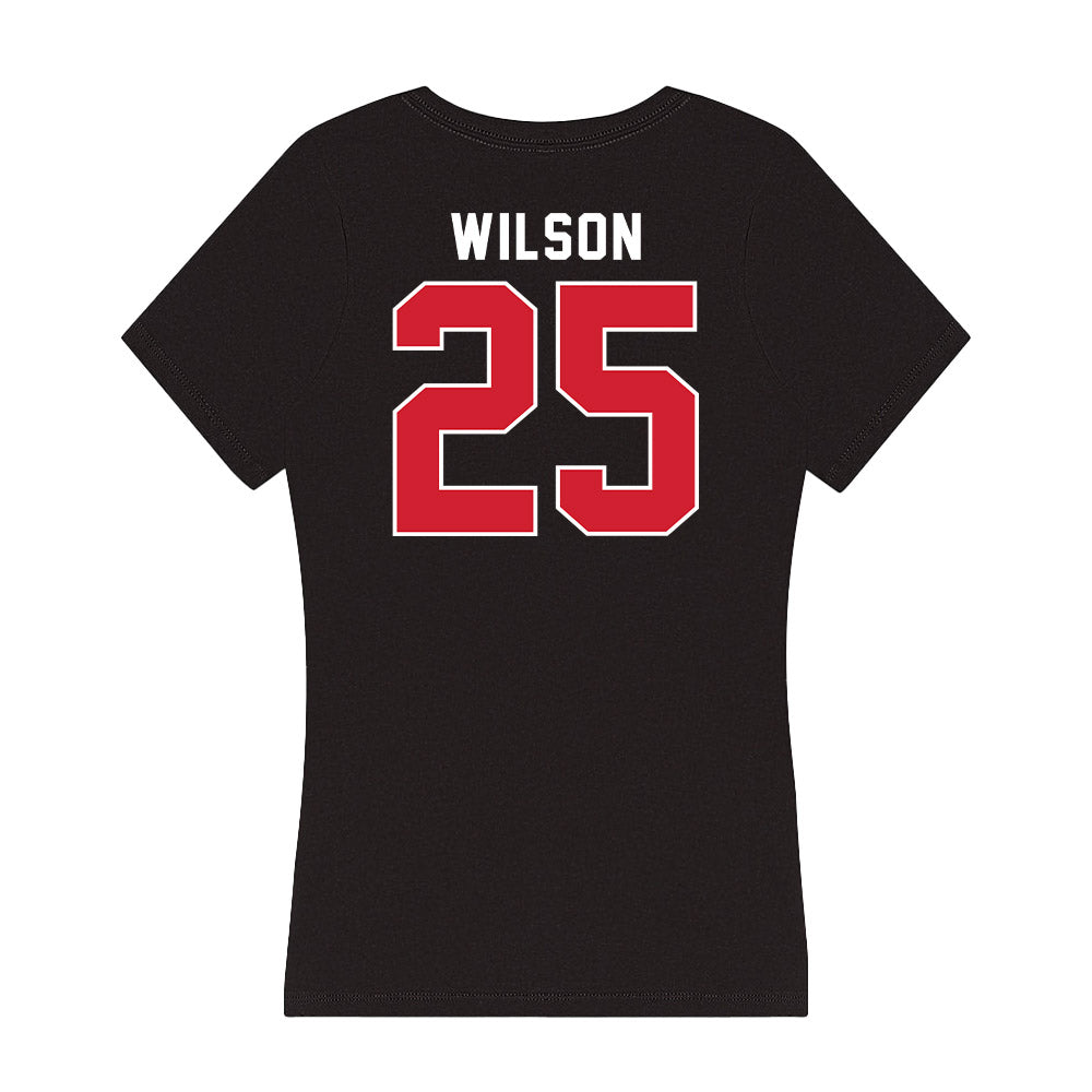 Illinois State - NCAA Football : Cam Wilson - Women's V-Neck T-Shirt-1