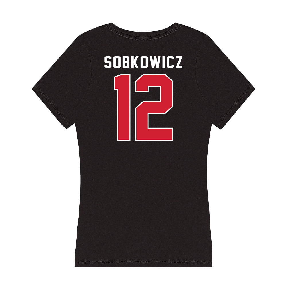 Illinois State - NCAA Football : Daniel Sobkowicz - Women's V-Neck T-Shirt-1