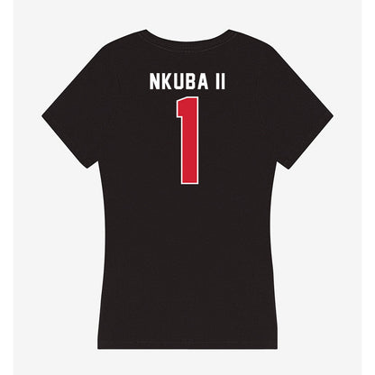 Illinois State - NCAA Football : Shadwel Nkuba II - Women's V-Neck T-Shirt-1