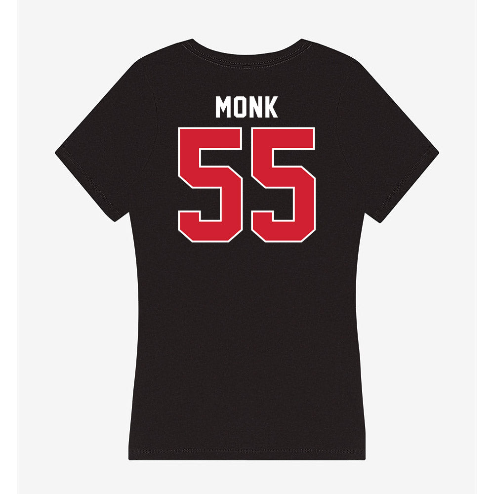 Illinois State - NCAA Football : Cooper Monk - Women's V-Neck T-Shirt-1