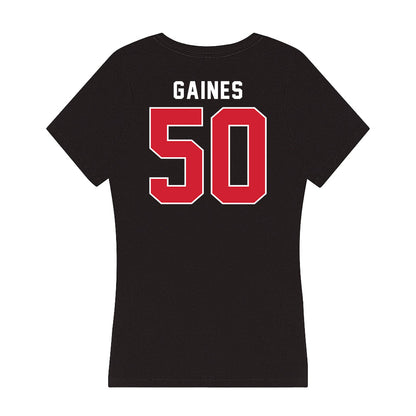 Illinois State - NCAA Football : Jalan Gaines - Women's V-Neck T-Shirt-1