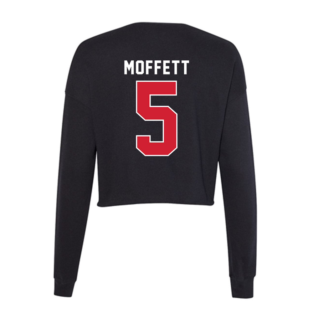 Illinois State - NCAA Softball : Marissa Moffett - Women's Cropped Crew Fleece-1
