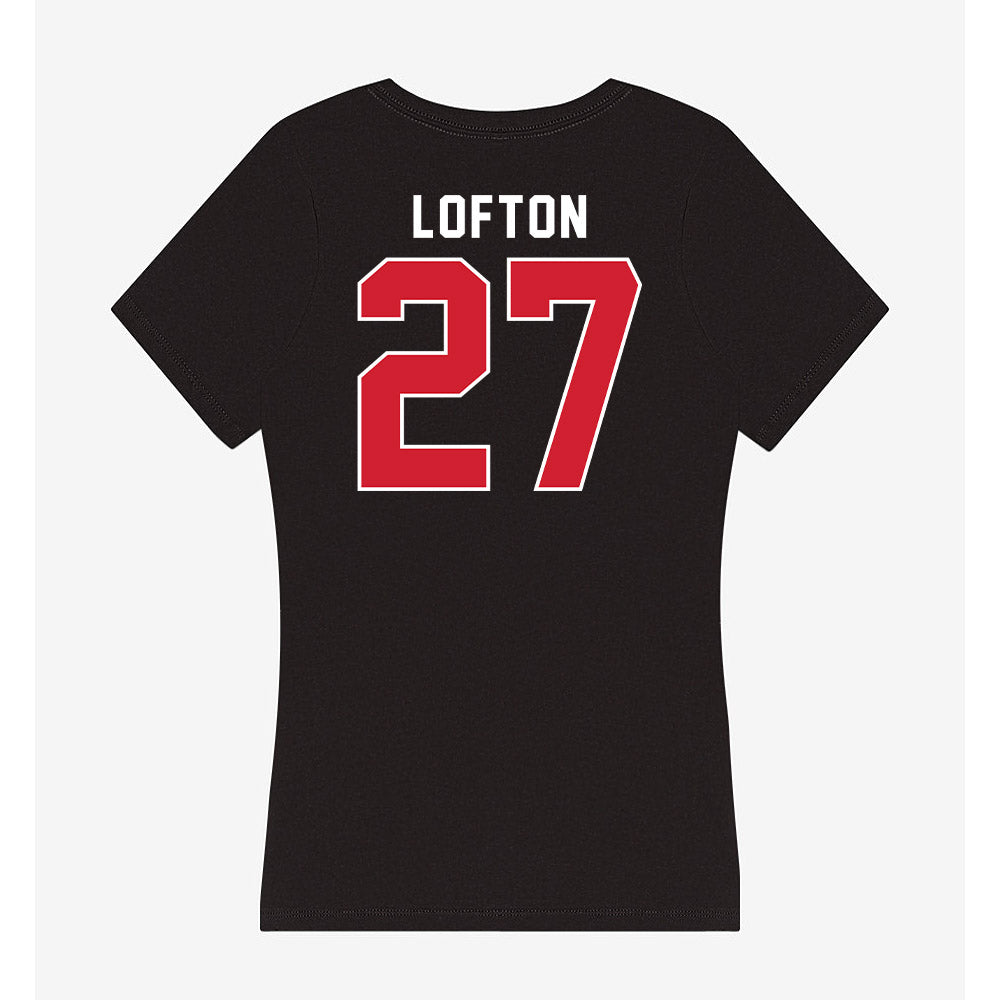Illinois State - NCAA Football : Tyler Lofton - Women's V-Neck T-Shirt-1