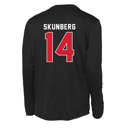 Illinois State - NCAA Men's Basketball : Boden Skunberg - Activewear Long Sleeve T-Shirt