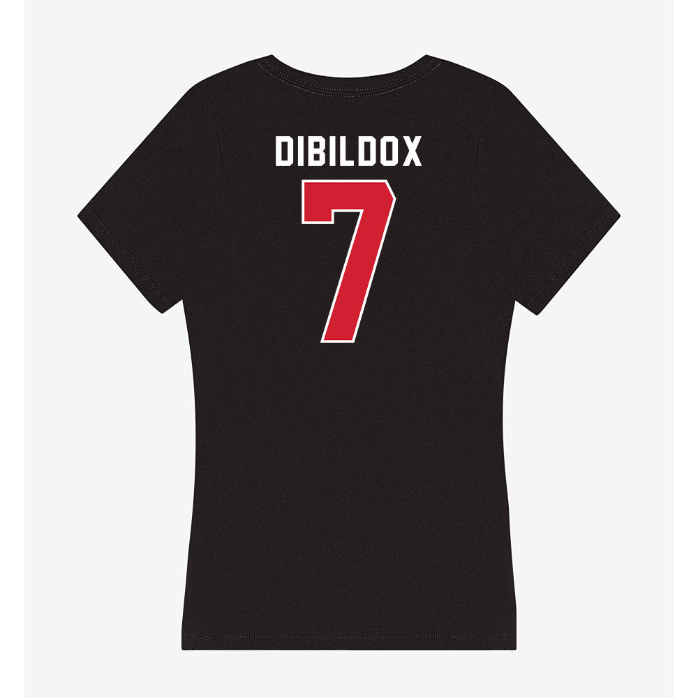 Illinois State - NCAA Men's Tennis : Adrian Dibildox - Women's V-Neck T-Shirt-1