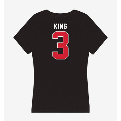 Illinois State - NCAA Football : Mason King - Women's V-Neck T-Shirt-1