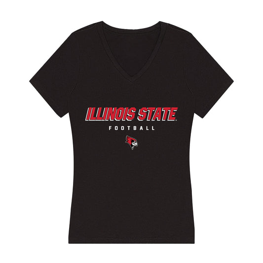 Illinois State - NCAA Football : Javon Charles - Women's V-Neck T-Shirt-0