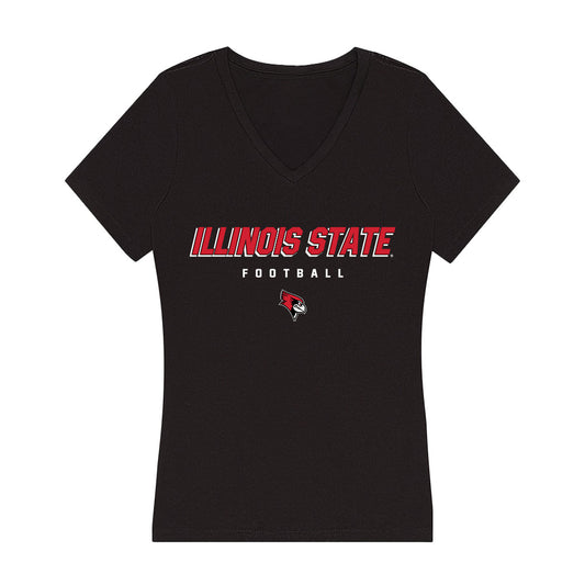 Illinois State - NCAA Football : Chris Taylor Jr - Women's V-Neck T-Shirt-0