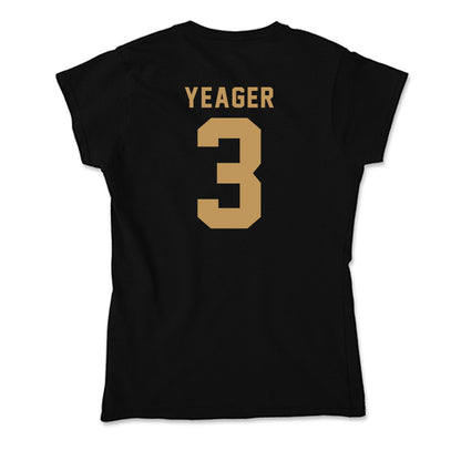 Oakland - NCAA Men's Basketball : Donny Yeager - Soft Style Women’s T-Shirt-1