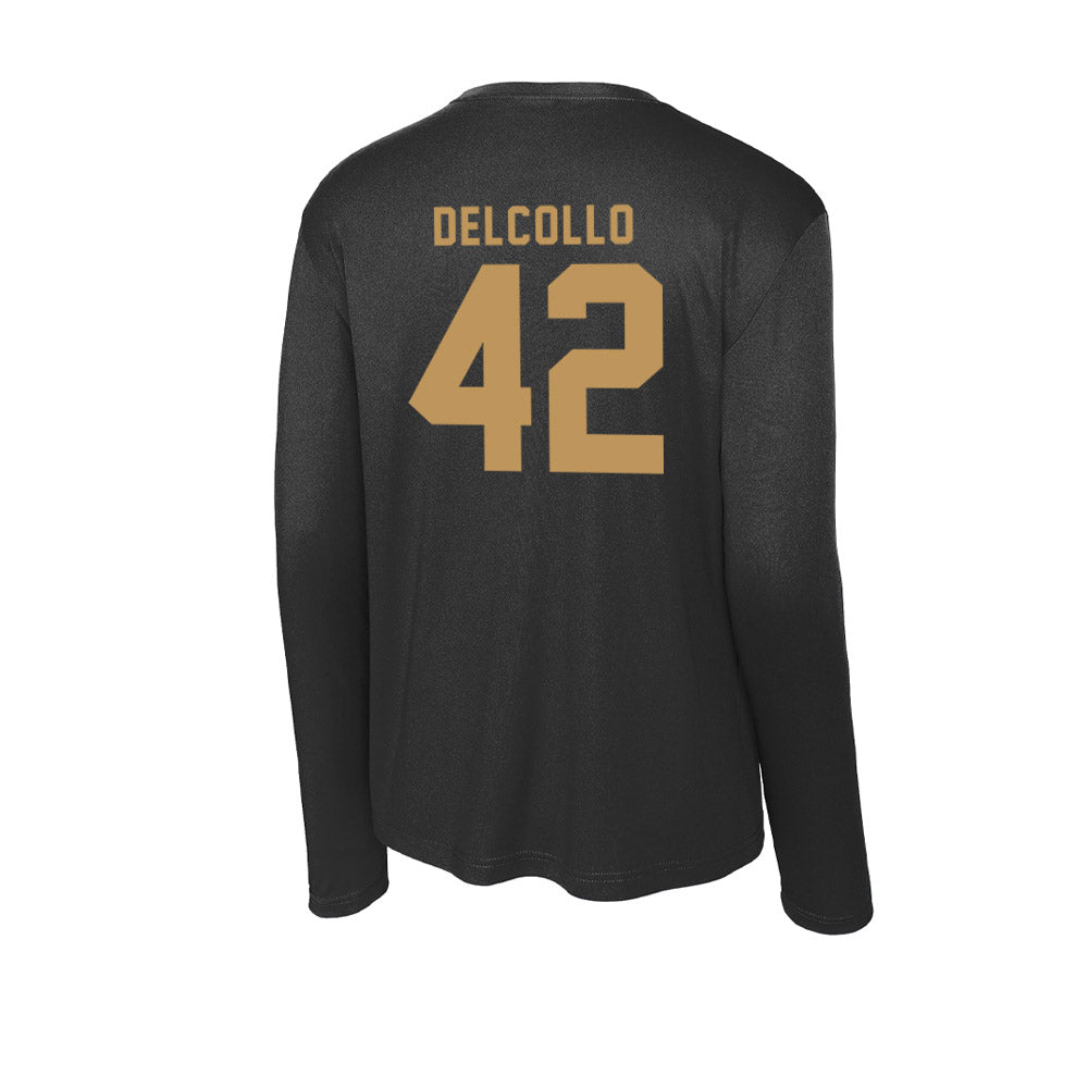 Oakland - NCAA Baseball : Drew Delcollo - Activewear Long Sleeve T-Shirt-1