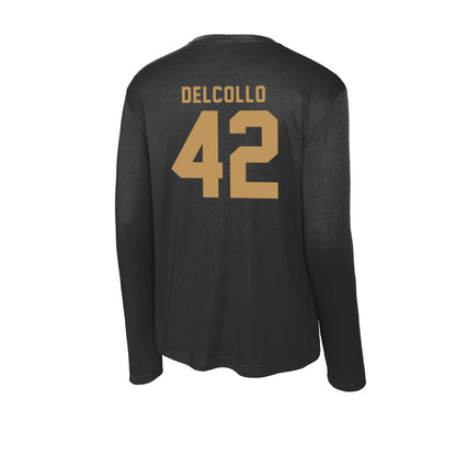 Oakland - NCAA Baseball : Drew Delcollo - Activewear Long Sleeve T-Shirt-1