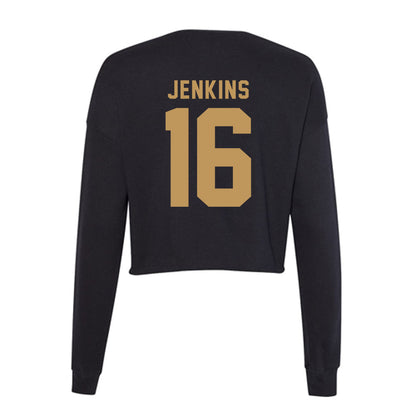 Oakland - NCAA Women's Soccer : Corinne Jenkins - Women's Cropped Crew Fleece-1