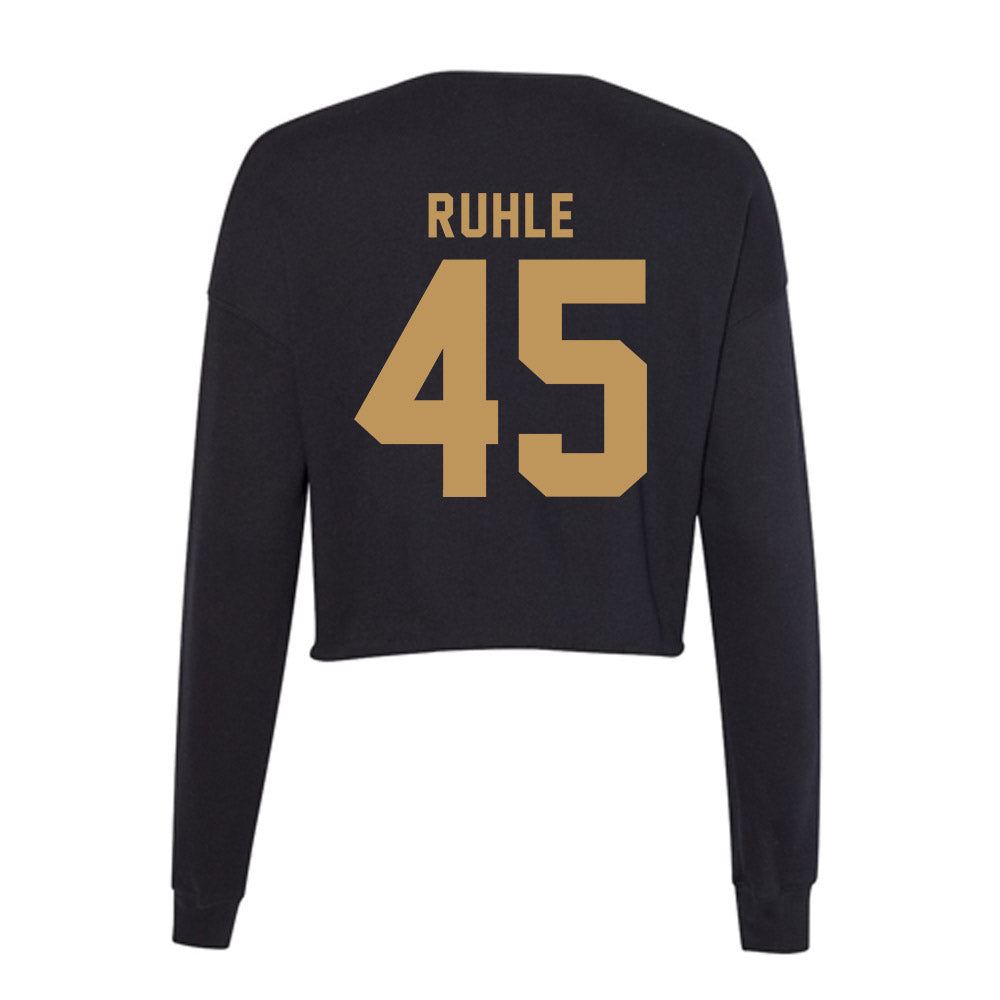 Oakland - NCAA Baseball : Stephen Ruhle - Women's Cropped Crew Fleece-1