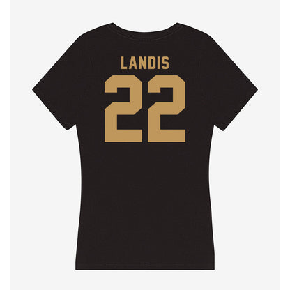 Oakland - NCAA Baseball : Andrew Landis - Women's V-Neck T-Shirt-1