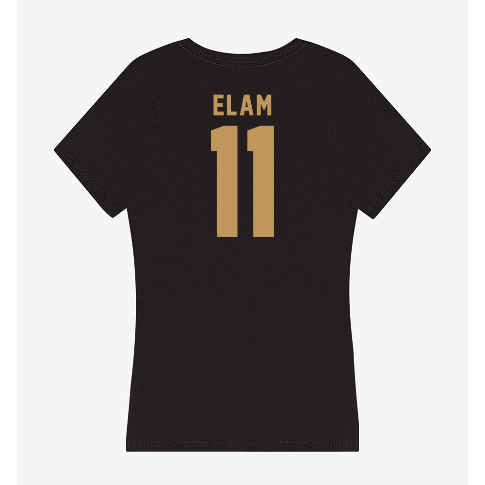 Oakland - NCAA Women's Basketball : Jaidyn Elam - Women's V-Neck T-Shirt-1