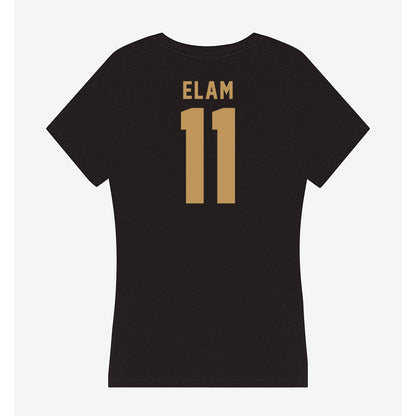 Oakland - NCAA Women's Basketball : Jaidyn Elam - Women's V-Neck T-Shirt-1