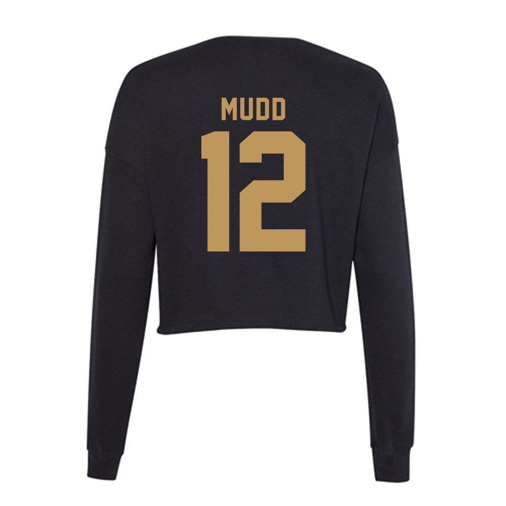 Oakland - NCAA Women's Soccer : Frankie Mudd - Women's Cropped Crew Fleece-1