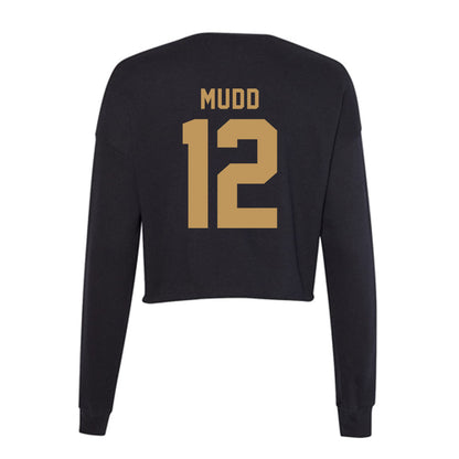 Oakland - NCAA Women's Soccer : Frankie Mudd - Women's Cropped Crew Fleece-1