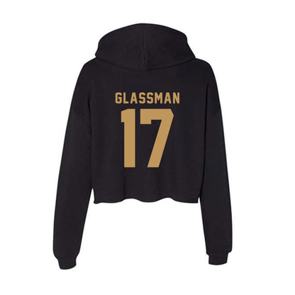 Oakland - NCAA Baseball : Ethan Glassman - Women's Crop Fleece Hoodie-1