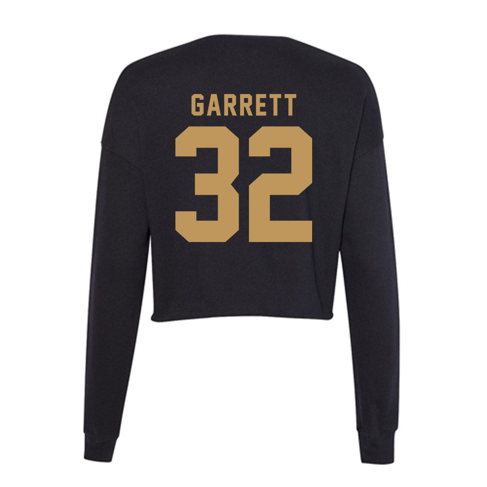 Oakland - NCAA Men's Basketball : Isaac Garrett - Women's Cropped Crew Fleece-1