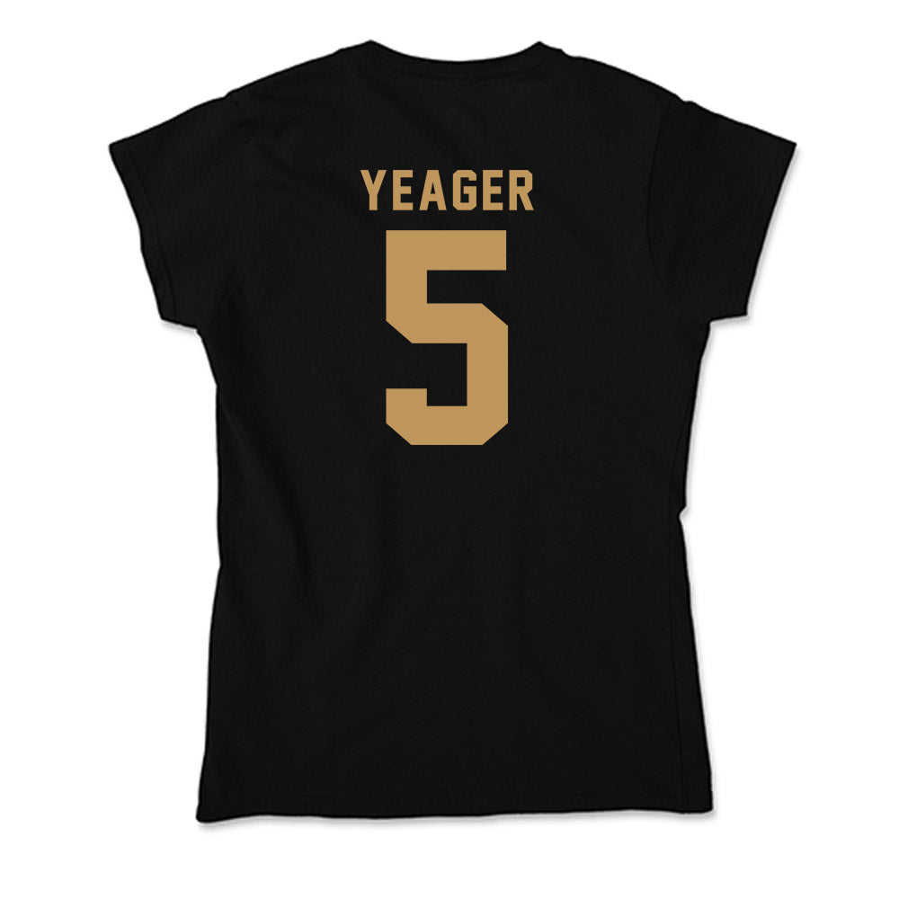 Oakland - NCAA Men's Basketball : MJ Yeager - Soft Style Women’s T-Shirt-1