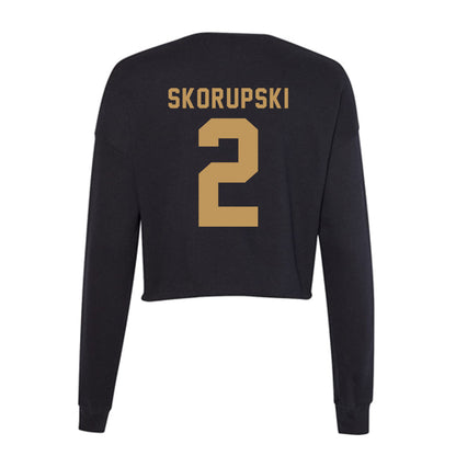 Oakland - NCAA Women's Basketball : Madison Skorupski - Women's Cropped Crew Fleece-1