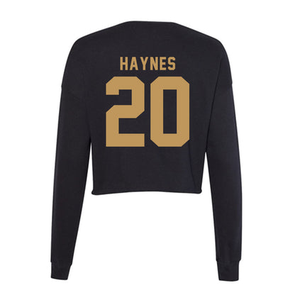 Oakland - NCAA Women's Soccer : Bella Haynes - Women's Cropped Crew Fleece-1