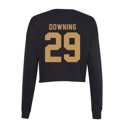 Oakland - NCAA Women's Soccer : Marina Downing - Women's Cropped Crew Fleece-1