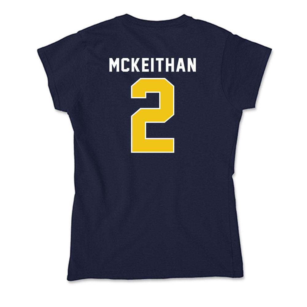 La Salle - NCAA Men's Basketball : Corey McKeithan - Soft Style Women’s T-Shirt-1