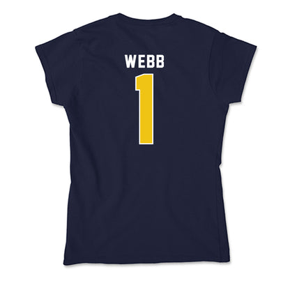 La Salle - NCAA Men's Soccer : Kiernan Webb - Soft Style Women’s T-Shirt-1