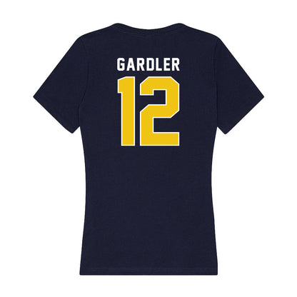 La Salle - NCAA Men's Basketball : Tommy Gardler - Women's V-Neck T-Shirt-1