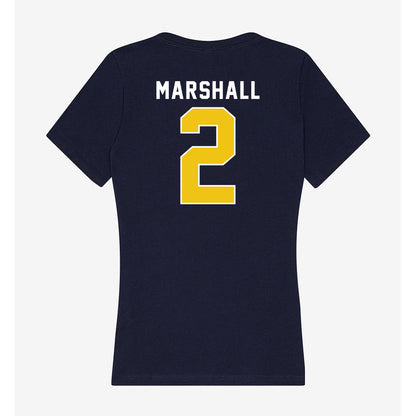 La Salle - NCAA Men's Basketball : Jaeden Marshall - Women's V-Neck T-Shirt-1