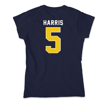 La Salle - NCAA Men's Basketball : Josiah Harris - Soft Style Women’s T-Shirt-1