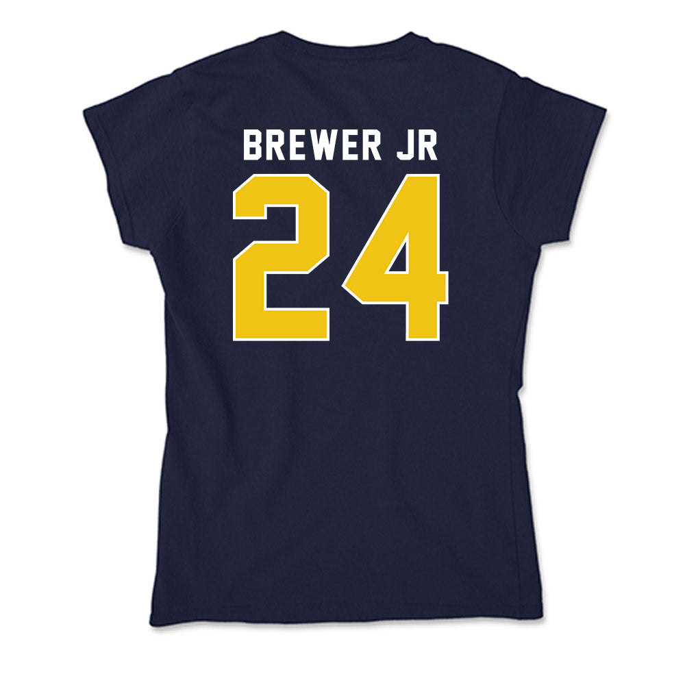La Salle - NCAA Men's Basketball : Jerome Brewer Jr - Soft Style Women’s T-Shirt-1
