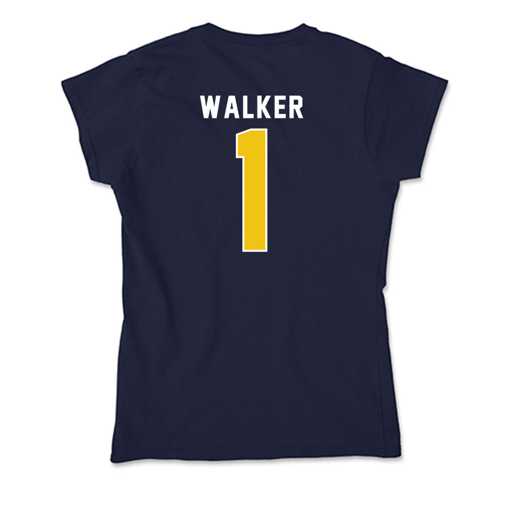 La Salle - NCAA Men's Basketball : Ashton Walker - Soft Style Women’s T-Shirt-1