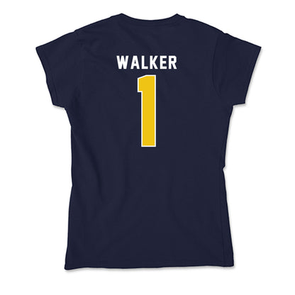 La Salle - NCAA Men's Basketball : Ashton Walker - Soft Style Women’s T-Shirt-1