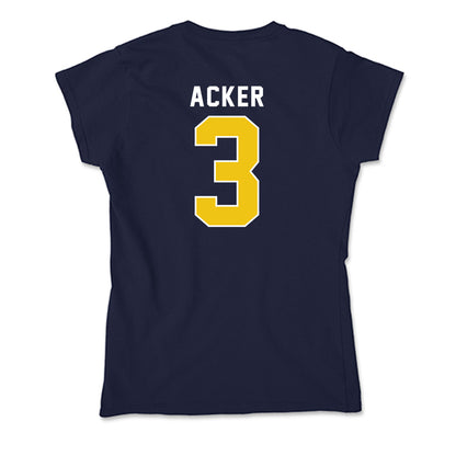 La Salle - NCAA Men's Basketball : Eric Acker - Soft Style Women’s T-Shirt-1