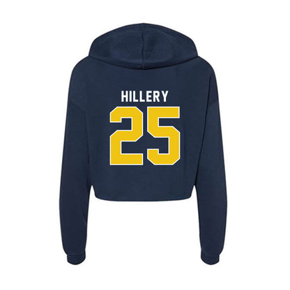 La Salle - NCAA Acrobatics & Tumbling : Emya Hillery - Women's Crop Fleece Hoodie-1