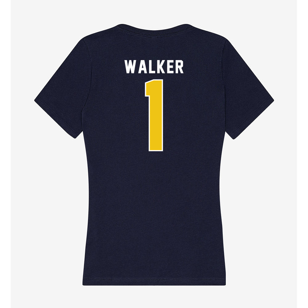 La Salle - NCAA Men's Basketball : Ashton Walker - Women's V-Neck T-Shirt-1