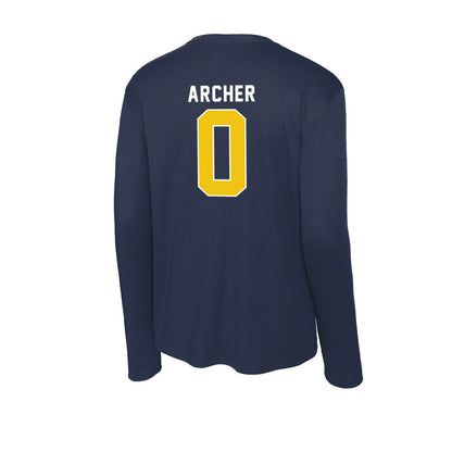 La Salle - NCAA Men's Basketball : Justin Archer - Activewear Long Sleeve T-Shirt-1