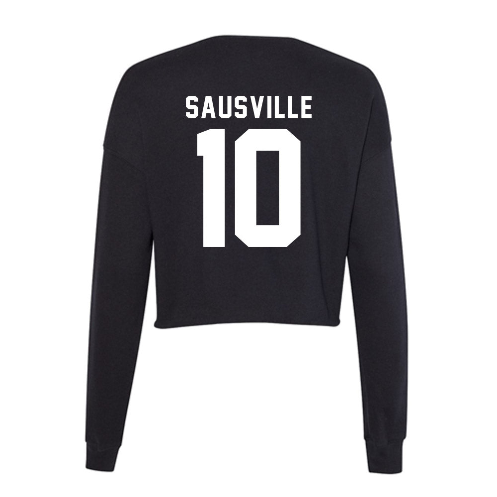 Siena - NCAA Baseball : Tyler Sausville - Women's Cropped Crew Fleece-1