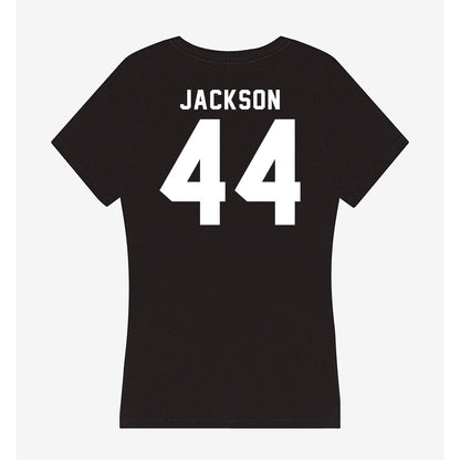 Siena - NCAA Men's Basketball : Marcus Jackson - Women's V-Neck T-Shirt-1